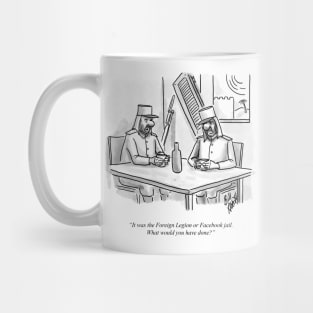 Classic Foreign Legion Social Media Cartoon Mug